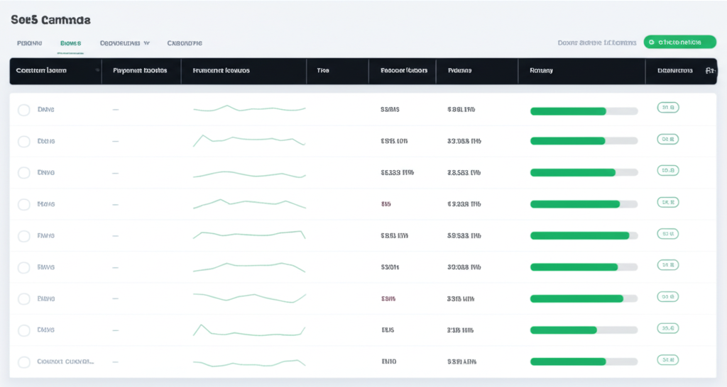 Due Diligence Detective Payment and Subscription Data Table